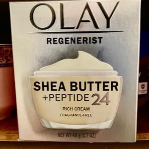 OLAY SHEA BUTTER PEPTIDE 24 CREAM / NEW IN BOX